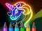 खेल Learn to Draw Glow Cartoon ऑनलाइन