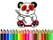 खेल Back To School: Panda Coloring ऑनलाइन