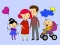 खेल Happy Family Coloring Book ऑनलाइन