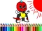 खेल Back To School: Mask Boy Coloring ऑनलाइन