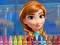 खेल Anna Frozen Coloring ऑनलाइन