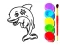 खेल Dolphin Coloring Book ऑनलाइन