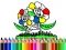 खेल Back to School: Flowers Coloring ऑनलाइन