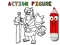 खेल Back To School: Action Figure Coloring ऑनलाइन