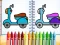 खेल Cute Bike Coloring Book ऑनलाइन