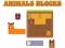 खेल Animals Blocks ऑनलाइन