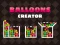 खेल Balloons Creator ऑनलाइन