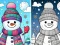 खेल Coloring book Winter ऑनलाइन