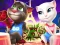 खेल Talking Tom and Angela Coloring ऑनलाइन