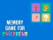 खेल Memory Game for Childrens ऑनलाइन