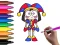 खेल Pomni Coloring Time ऑनलाइन