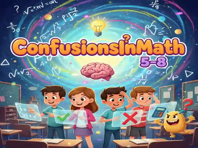 खेल ConfusionsInMath 5-8 ऑनलाइन