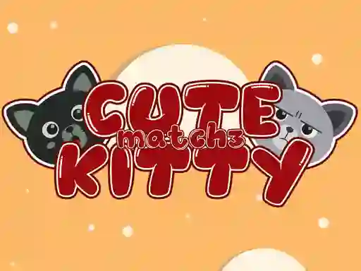 खेल Cute Kitty Match 3 ऑनलाइन