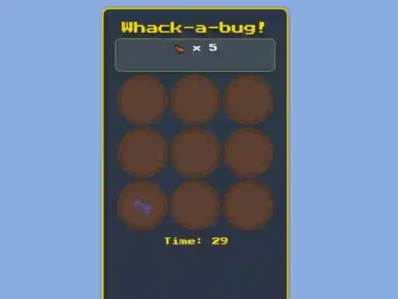 खेल Whack A Bug Challenge ऑनलाइन