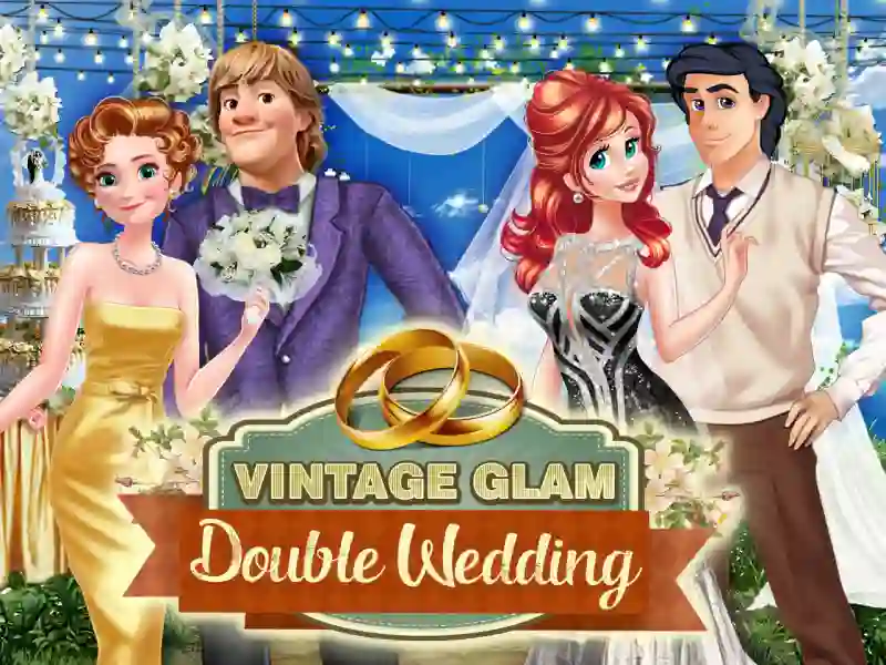 खेल Vintage Glam: Double Wedding ऑनलाइन