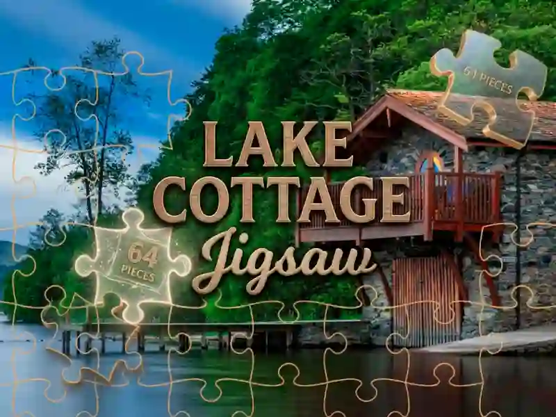 खेल Lake Cottage Jigsaw ऑनलाइन