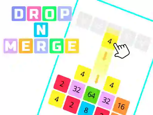 खेल Drop N Merge Blocks ऑनलाइन