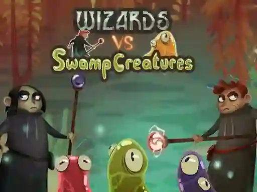 खेल Wizards vs swamp creatures ऑनलाइन
