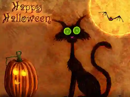 खेल Happy Halloween 2020 Puzzle ऑनलाइन