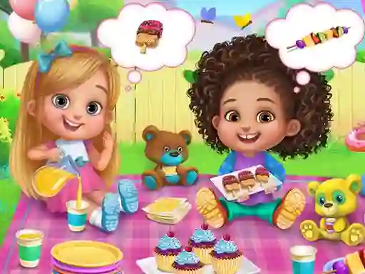 खेल Babysitter Party Caring Games ऑनलाइन