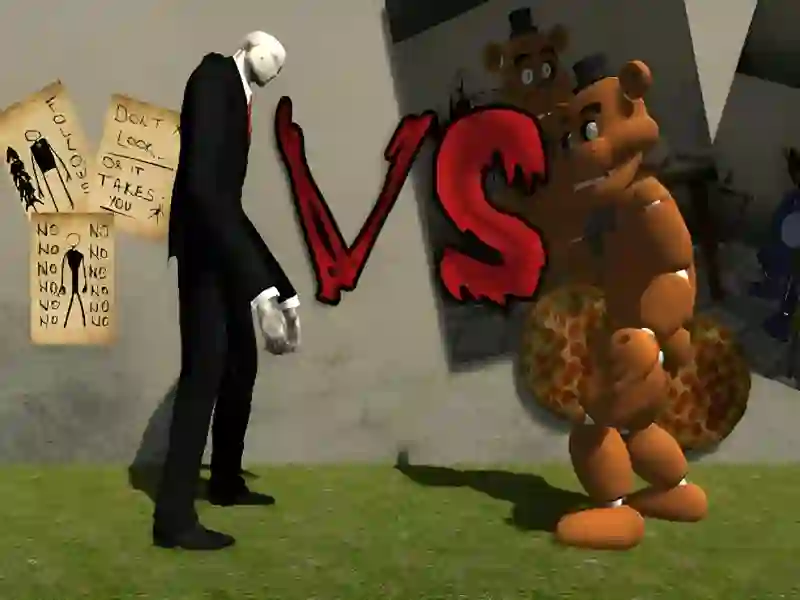 खेल Slenderman vs Freddy Fazbear ऑनलाइन