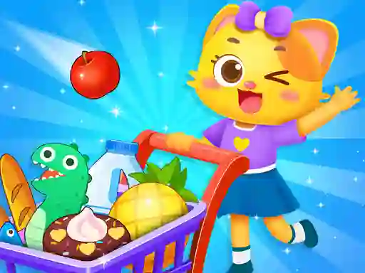 खेल Supermarket Shopping For Kids ऑनलाइन