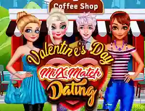 खेल Valentines Day Mix Match Dating ऑनलाइन