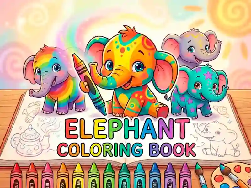 खेल Elephant Coloring Book ऑनलाइन