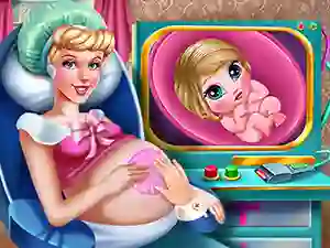 खेल Cinderella Pregnant Check-Up ऑनलाइन