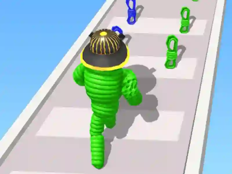 खेल Rope-Man Run 3D ऑनलाइन