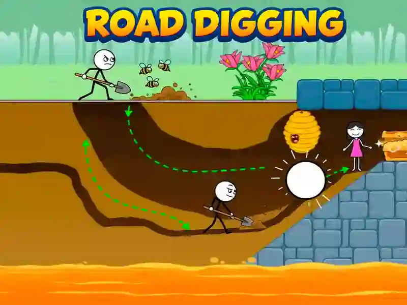 खेल Road Digging ऑनलाइन