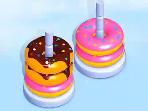 खेल Donut Sort Fun ऑनलाइन