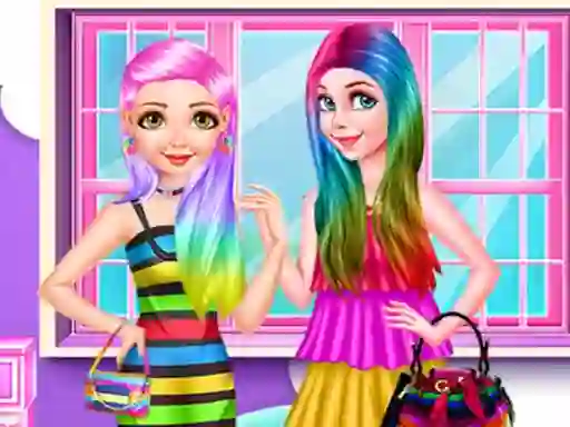 खेल Princess Rainbow Look ऑनलाइन