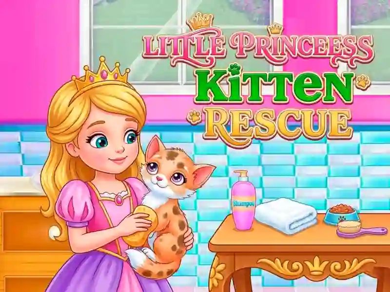 खेल Little Princess Kitten Rescue ऑनलाइन