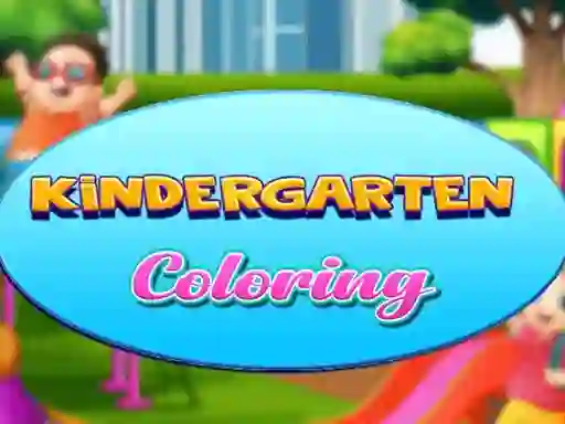 खेल Kindergarten Coloring ऑनलाइन