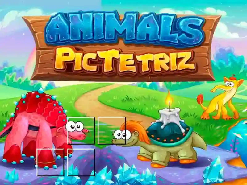 खेल Animals Pic Tetriz ऑनलाइन