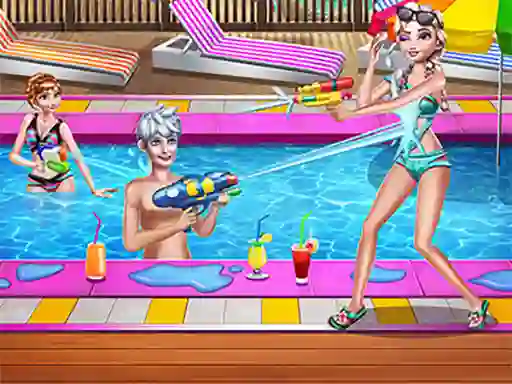 खेल Family Pool Time ऑनलाइन