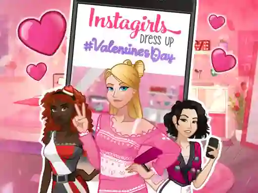 खेल Instagirls: Valentine Dress Up ऑनलाइन
