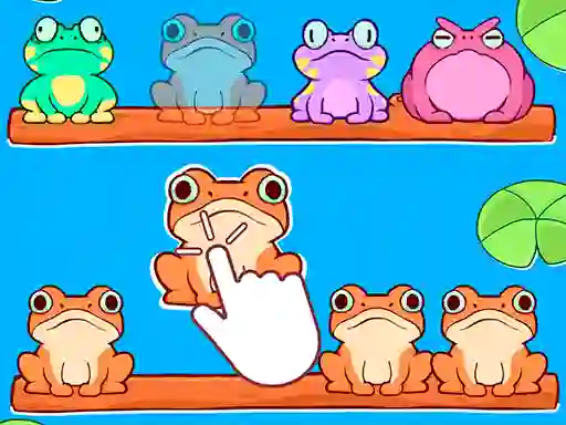 खेल Sorting frogs ऑनलाइन