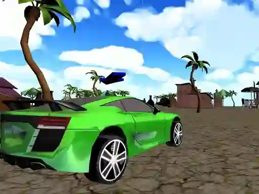 खेल Xtreme Beach Car Racing ऑनलाइन