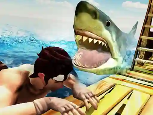 खेल Raft Angry Shark Hunting ऑनलाइन