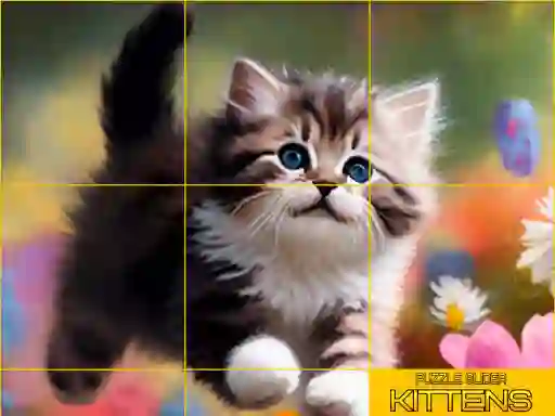 खेल Puzzle Sliding Kittens ऑनलाइन