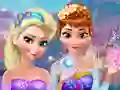 खेल Anna & Elsa Makeover ऑनलाइन