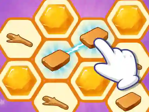 खेल Collect Honey Puzzle ऑनलाइन