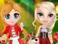 खेल Little Elsa In Red Hood ऑनलाइन