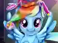 खेल Rainbow pony real haircuts ऑनलाइन