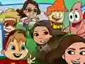 खेल Nickelodeon Tag attack ऑनलाइन