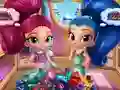 खेल Shimmer And Shine Wardrobe Cleaning ऑनलाइन
