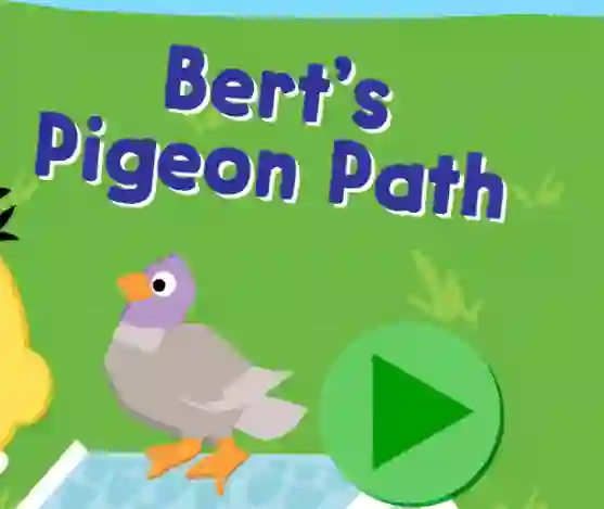 खेल 123 Sesame Street: Bert's Pigeon Path ऑनलाइन