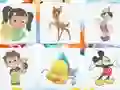 खेल Cartoon Characters: Memory ऑनलाइन
